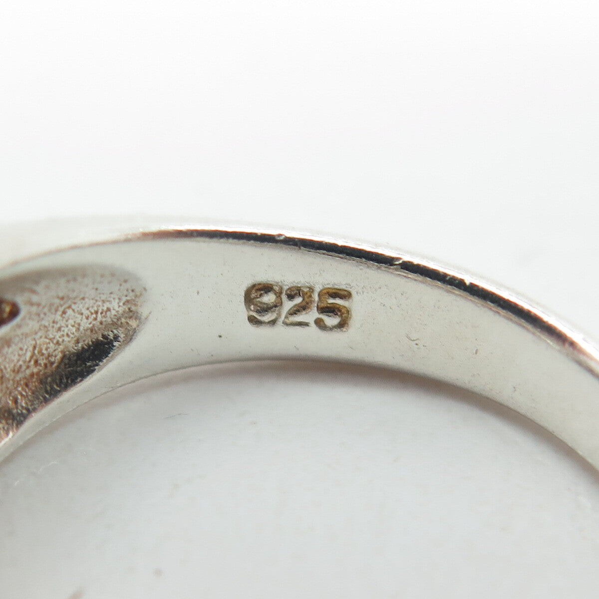 925 Sterling Silver Vintage Twisted Ring Size 8