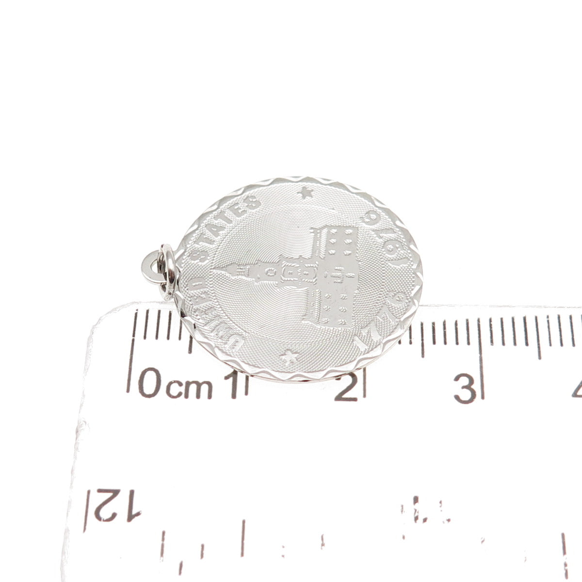 Crea 925 Sterling Silver Vintage 200th Anniversary of USA Charm Pendant