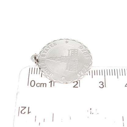 Crea 925 Sterling Silver Vintage 200th Anniversary of USA Charm Pendant
