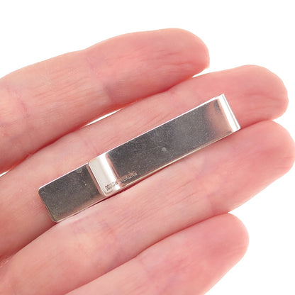Leonore Doskow 925 Sterling Silver Vintage Is Reading This Book Tie Bar Clip