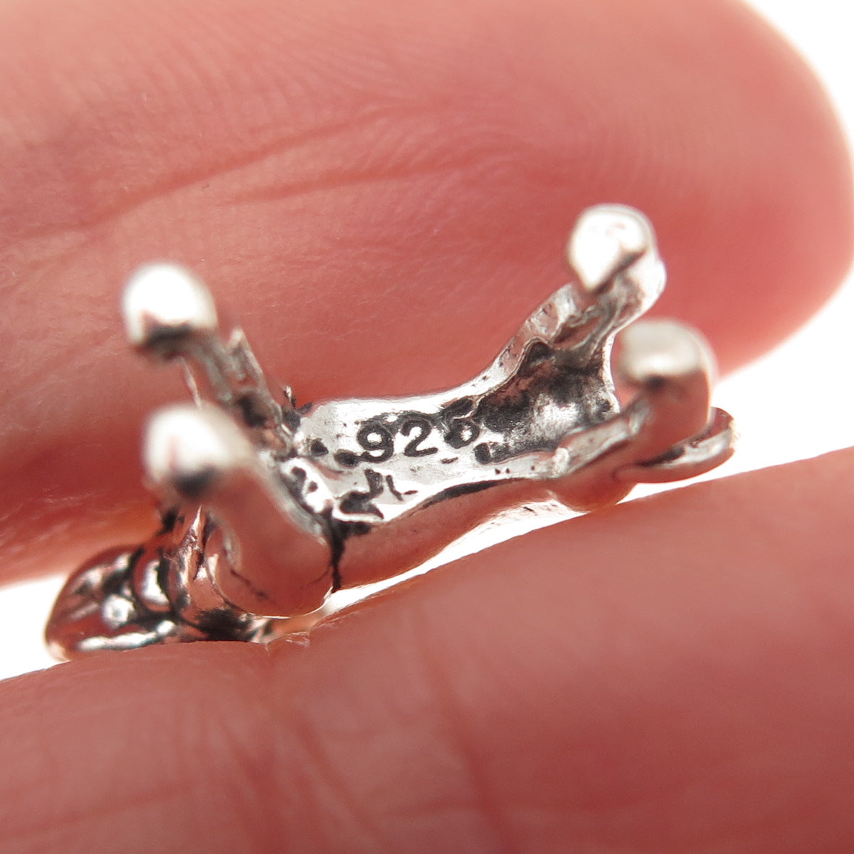 925 Sterling Silver Vintage Rhodesian Ridgeback Dog 3D Mini Charm Pendant