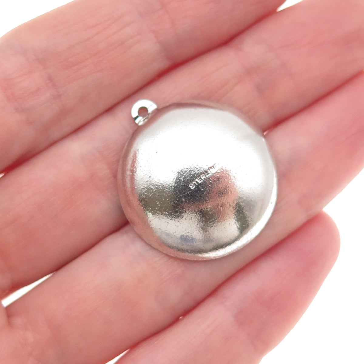 925 Sterling Silver Vintage Sweet 16 Charm Pendant