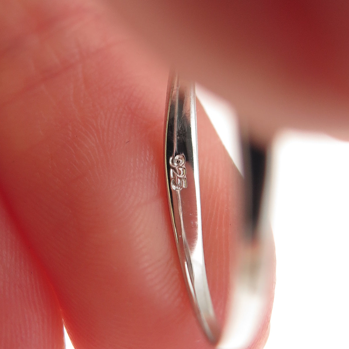 925 Sterling Silver Round-Cut C Z Heart Ring Size 8