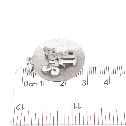 AE Art's Elegance 925 Sterling Silver Vintage Sweet 16 Charm Pendant