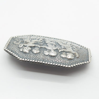 800 Silver Vintage Germany Dancing Children Pin Brooch