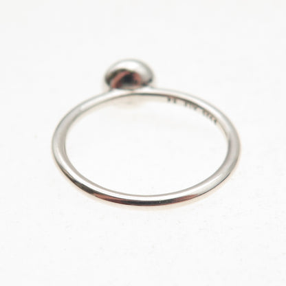 Pandora Sterling Silver Real Citrine November Birthstone Droplet Ring Size 6.75