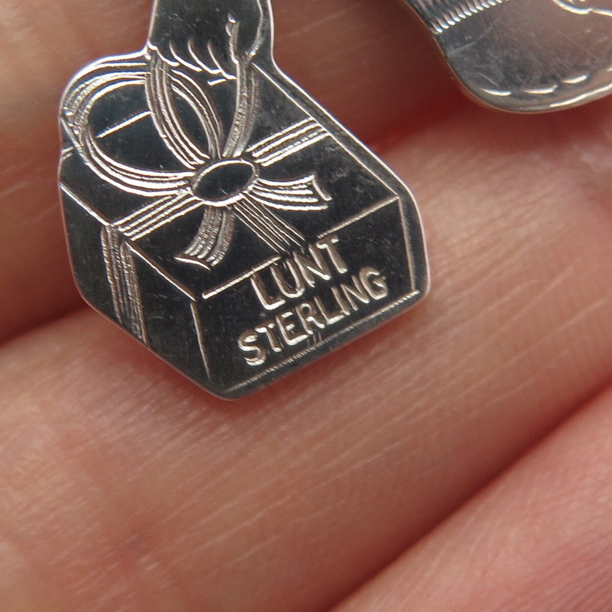 925 Sterling Silver Vintage Lunt Boy w/ Gift Box Pendant