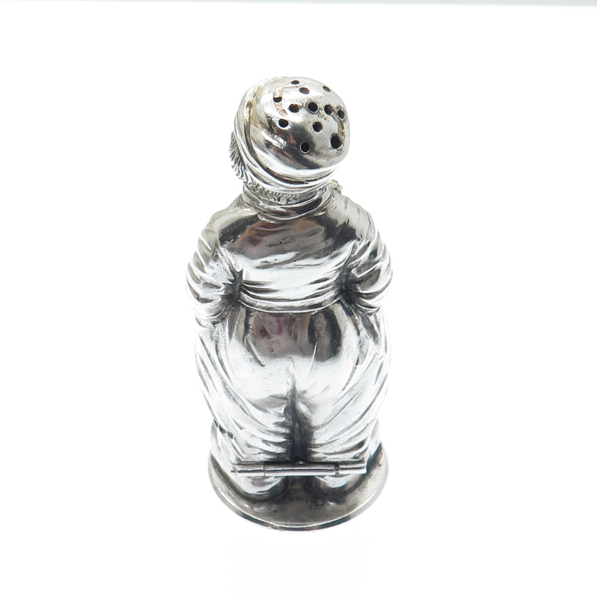 BERTHOLD HERMANN MULLER 925 Sterling Antique 1914 Dutch Boy Salt / Pepper Shaker