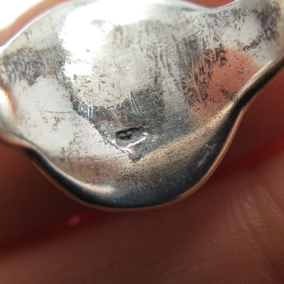 925 Sterling Silver Vintage Celtic Knot Oxidized Ring Size 7.25