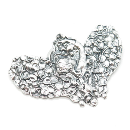 925 Sterling Silver Vintage Metropolitan Museum of Art Girl Pin Brooch/Pendant