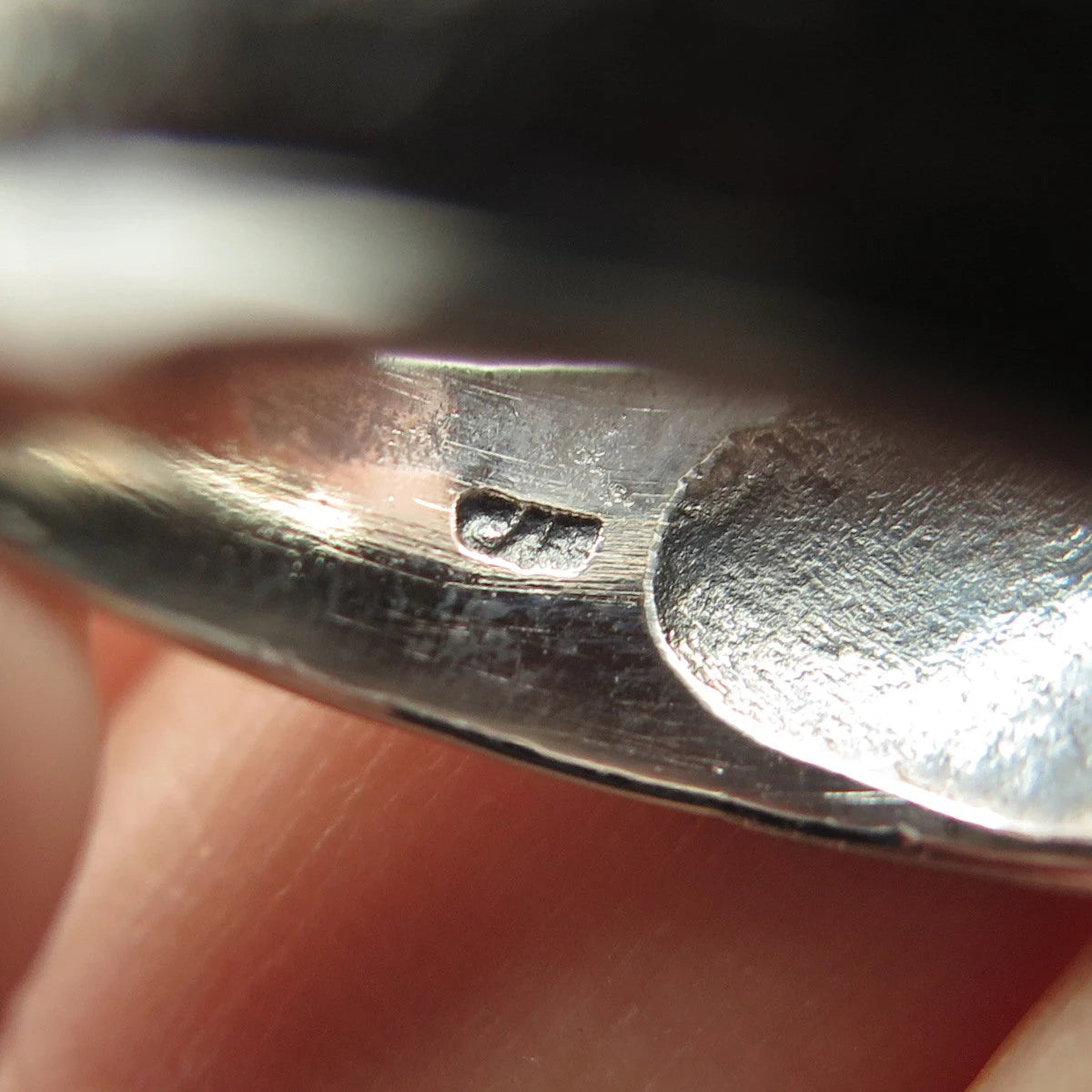 925 Sterling Silver Vintage Textured Ring Size 7