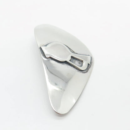 925 Sterling Silver Vintage Jug Pin Brooch