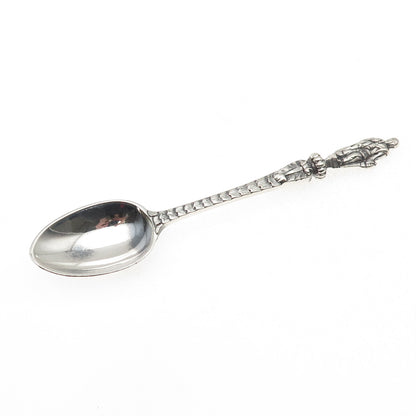 George Aldwinckle 925 Sterling Silver Antique 1862 London Apostle Coffee Spoon