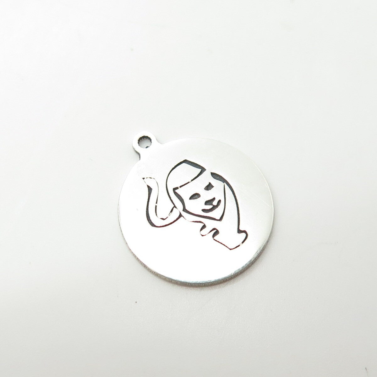 925 Sterling Silver USA Two In Town Wild Cat Charm Pendant