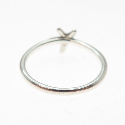 925 Sterling Silver Vintage Starfish Ring Size 8.75