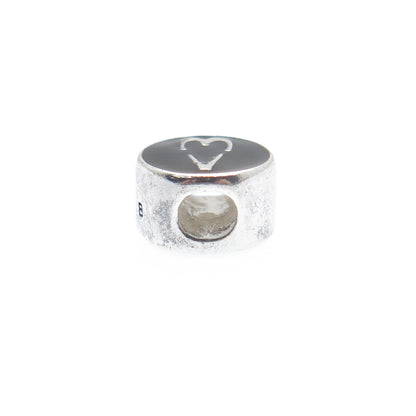CHAMILIA 925 Sterling Silver Enamel Best Friends Forever Heart Bead Charm