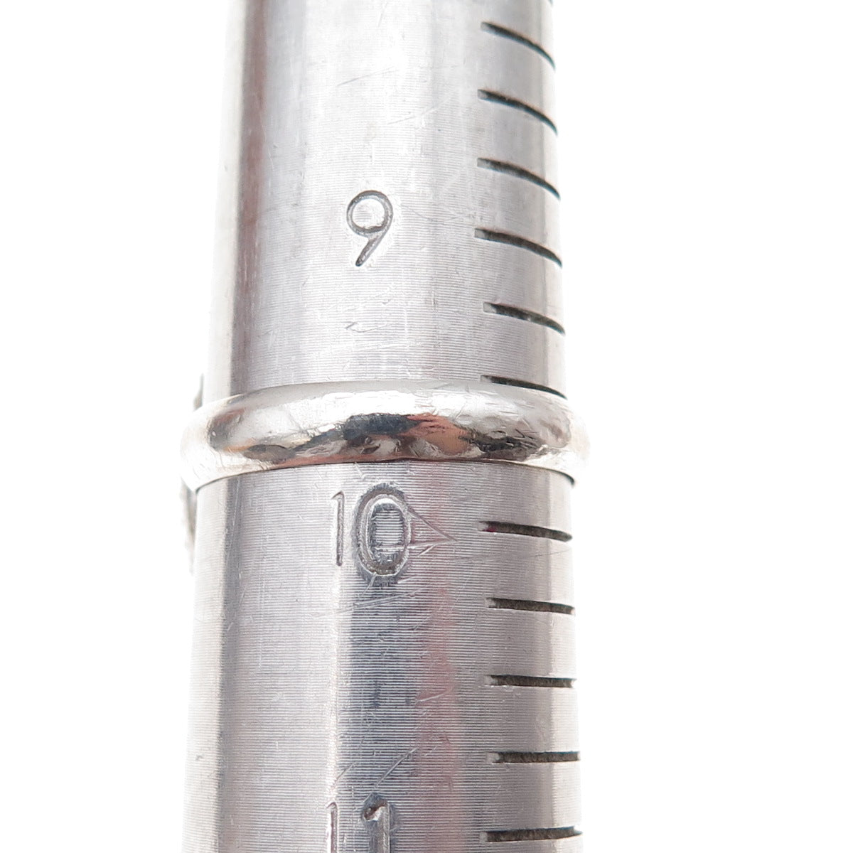 925 Sterling Silver Vintage Granulated Oxidized Ring Size 9.75