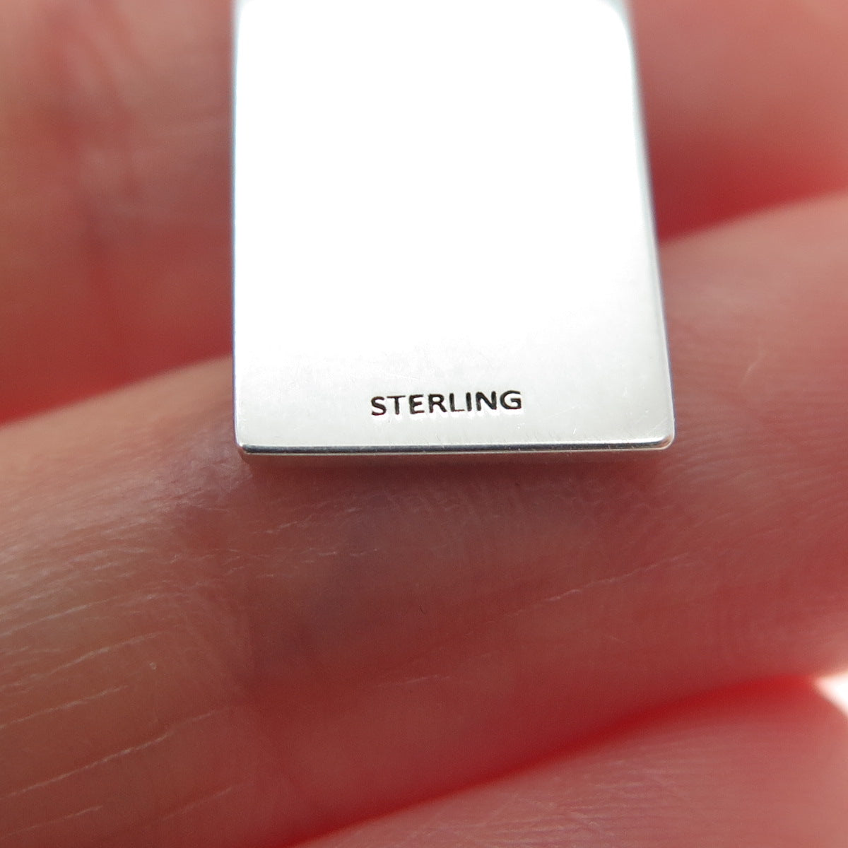 925 Sterling Silver Enamel You Don't See Me Crying About It Minimalist Pendant