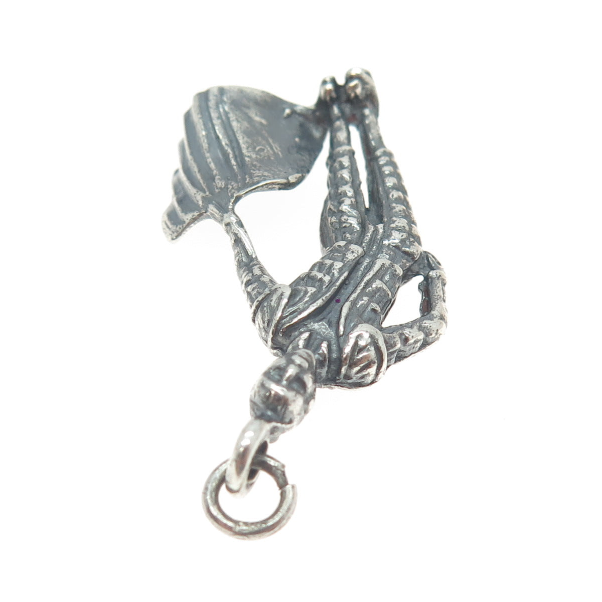 925 Sterling Silver Vintage Matador Rodeo Charm Pendant