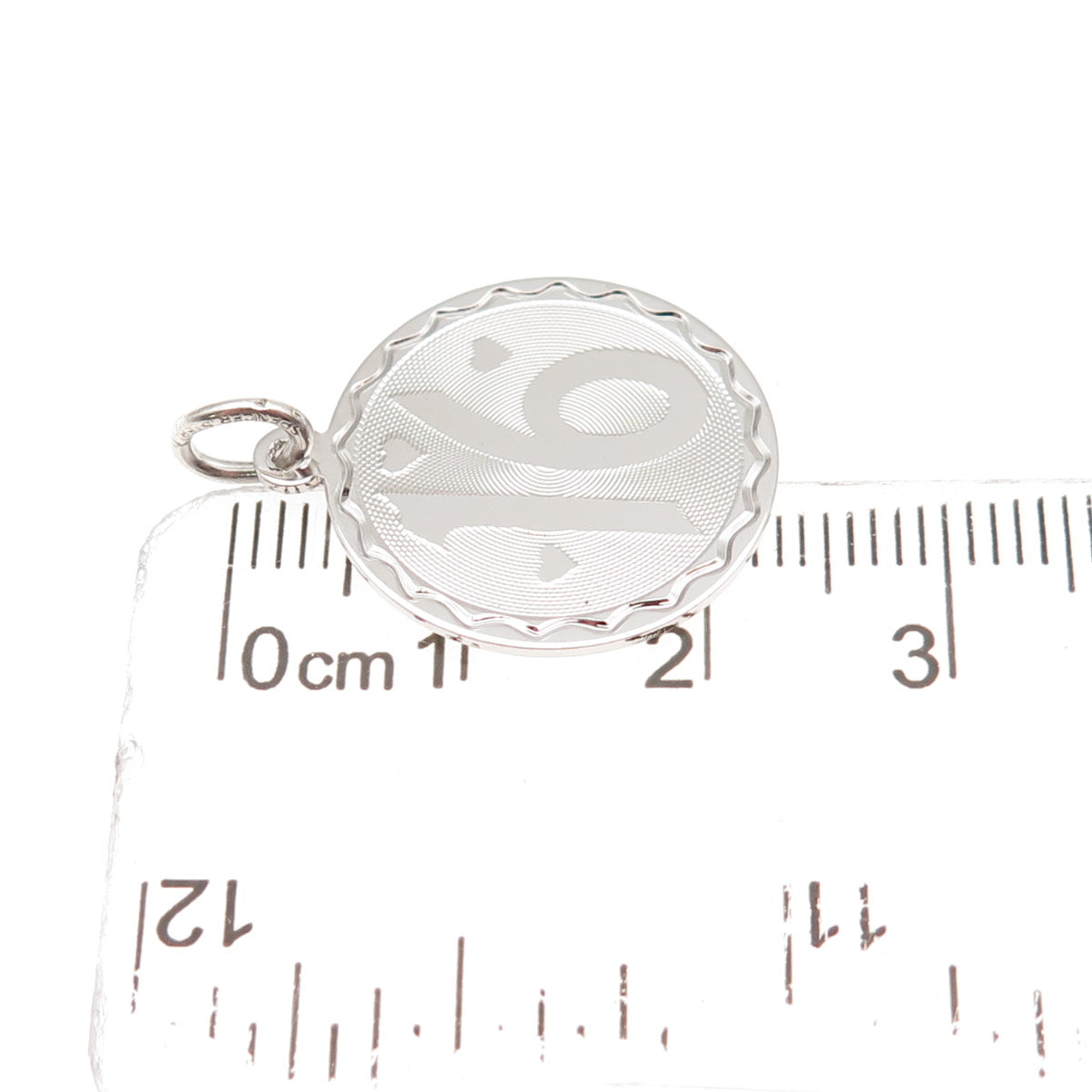 SPENCER 925 Sterling Silver Vintage Sweet 16 Charm Pendant