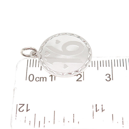 SPENCER 925 Sterling Silver Vintage Sweet 16 Charm Pendant