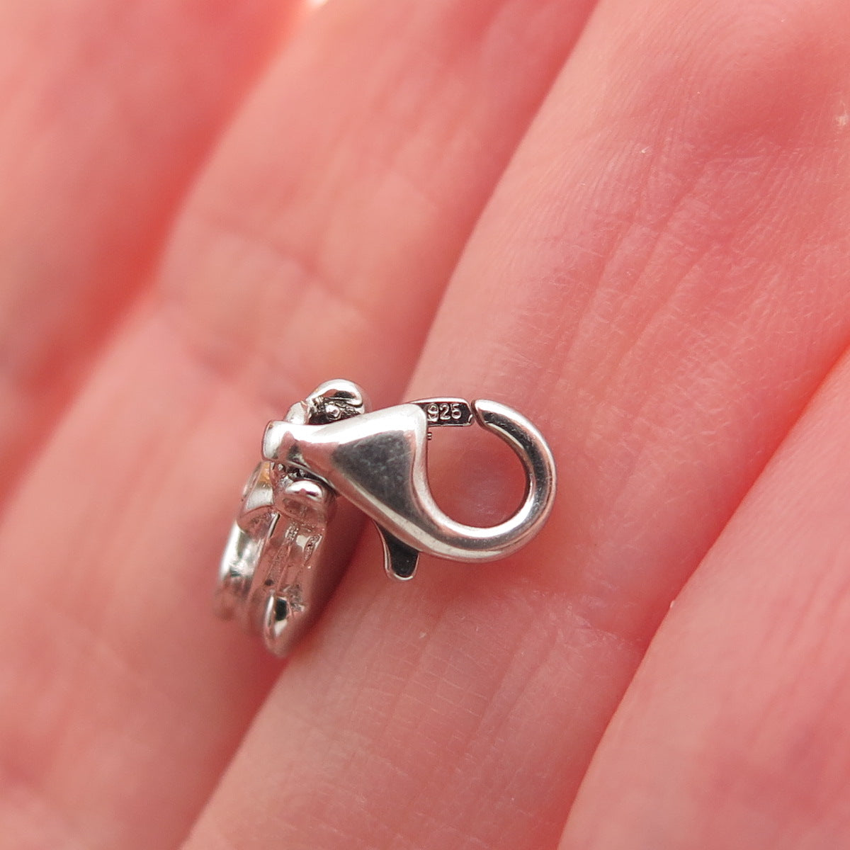 Jewelry Concepts Sterling Enamel Real Diamond Backpack Lobster Lock Mini Pendant