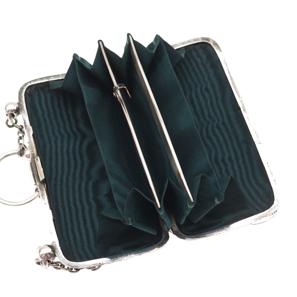 Henry Matthews 925 Sterling Silver Antique 1900s Chester Chatelaine Coin Purse