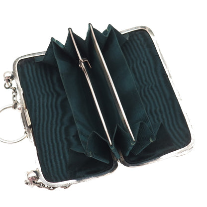 Henry Matthews 925 Sterling Silver Antique 1900s Chester Chatelaine Coin Purse