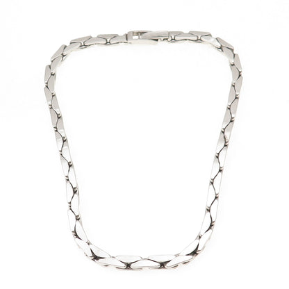 Orlando Orlandini UnoAErre 925 Sterling Silver Vintage Italy Chain Necklace 16"