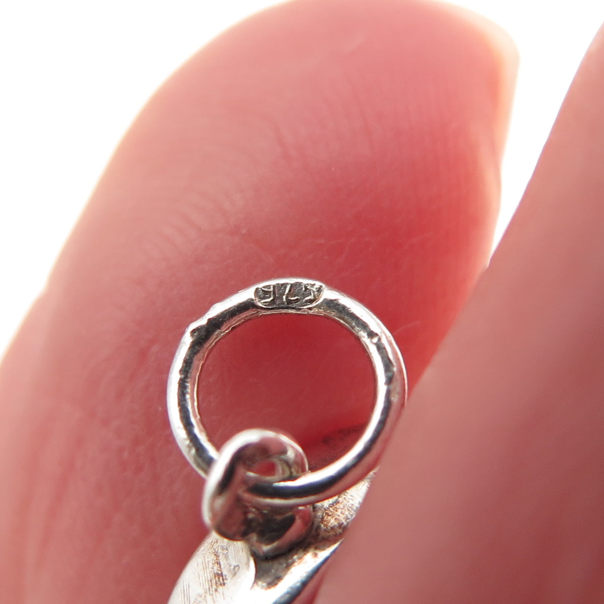 925 Sterling Silver Vintage Egyptian Nefertiti Mini Charm Pendant