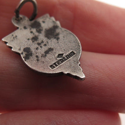 BATES & KLINKE Sterling Silver Antique Art Deco Colorado Pikes Peak Mini Pendant