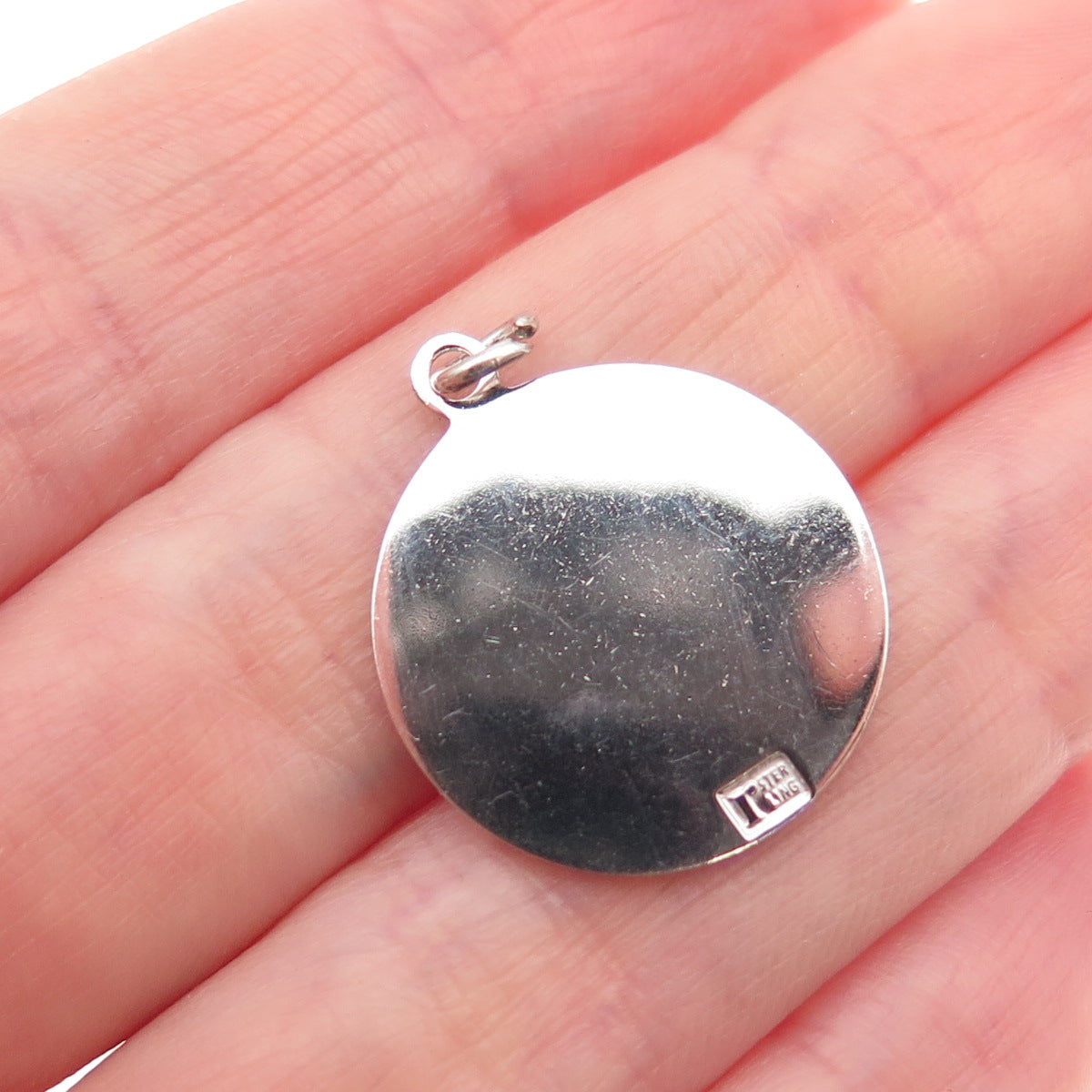 Robbins & Co. 925 Sterling Silver Vintage Adette Girl Scouts Charm Pendant