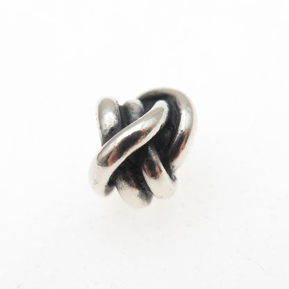 Trollbeads LAA 925 Sterling Silver Infinity Slide Bead Charm