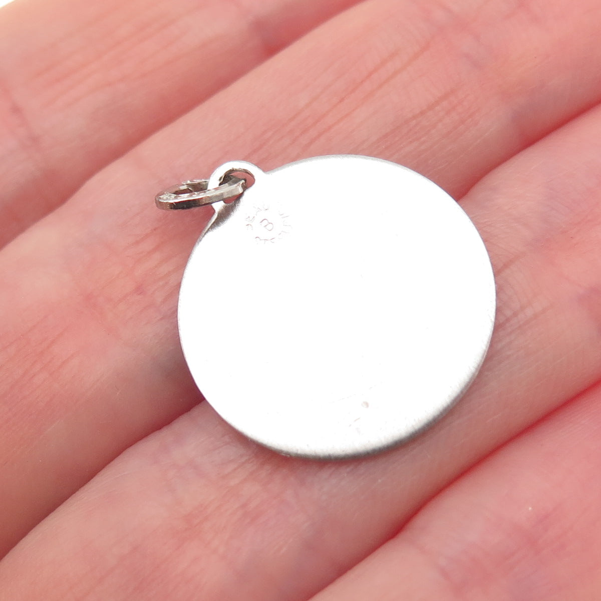 BEAU 925 Sterling Silver Vintage Happy Birthday Cake Mini Charm Pendant