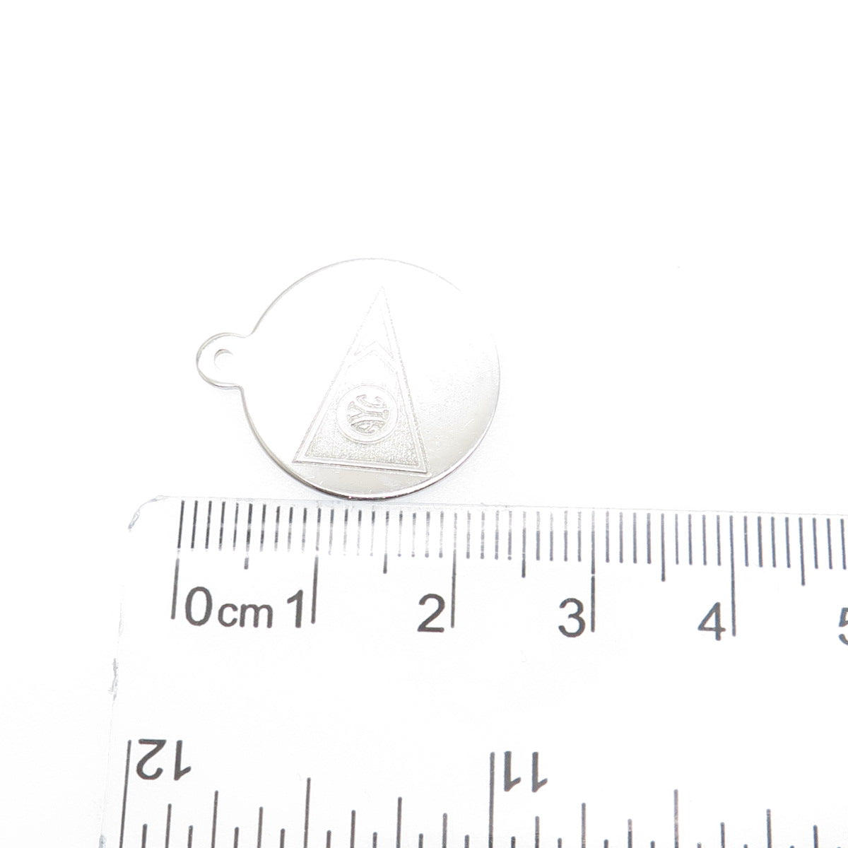 ELCO 925 Sterling Silver Vintage American Yacht Club Minimalist Charm Pendant