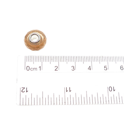 CHAMILIA 925 Sterling Silver Glass Slide Bead Charm