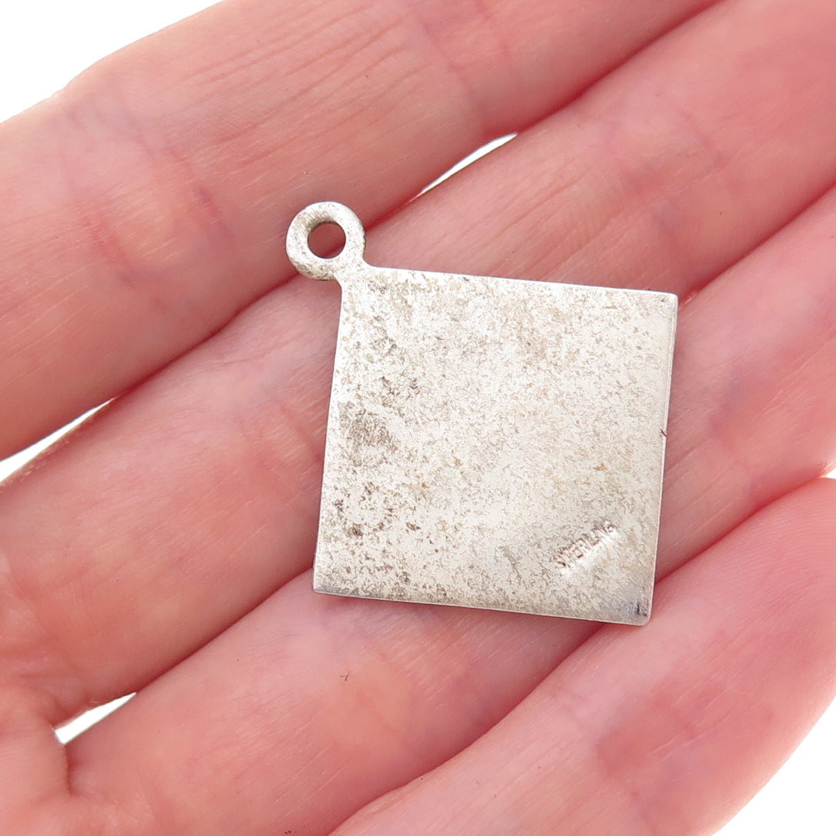 925 Sterling Silver Vintage Weight Watchers Members Will Feel Charm Pendant