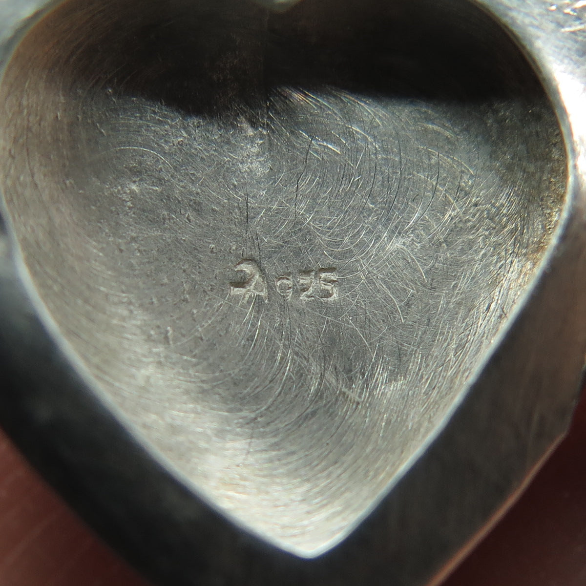 925 Sterling Silver Vintage Engraved Puffy Heart Locket Pendant