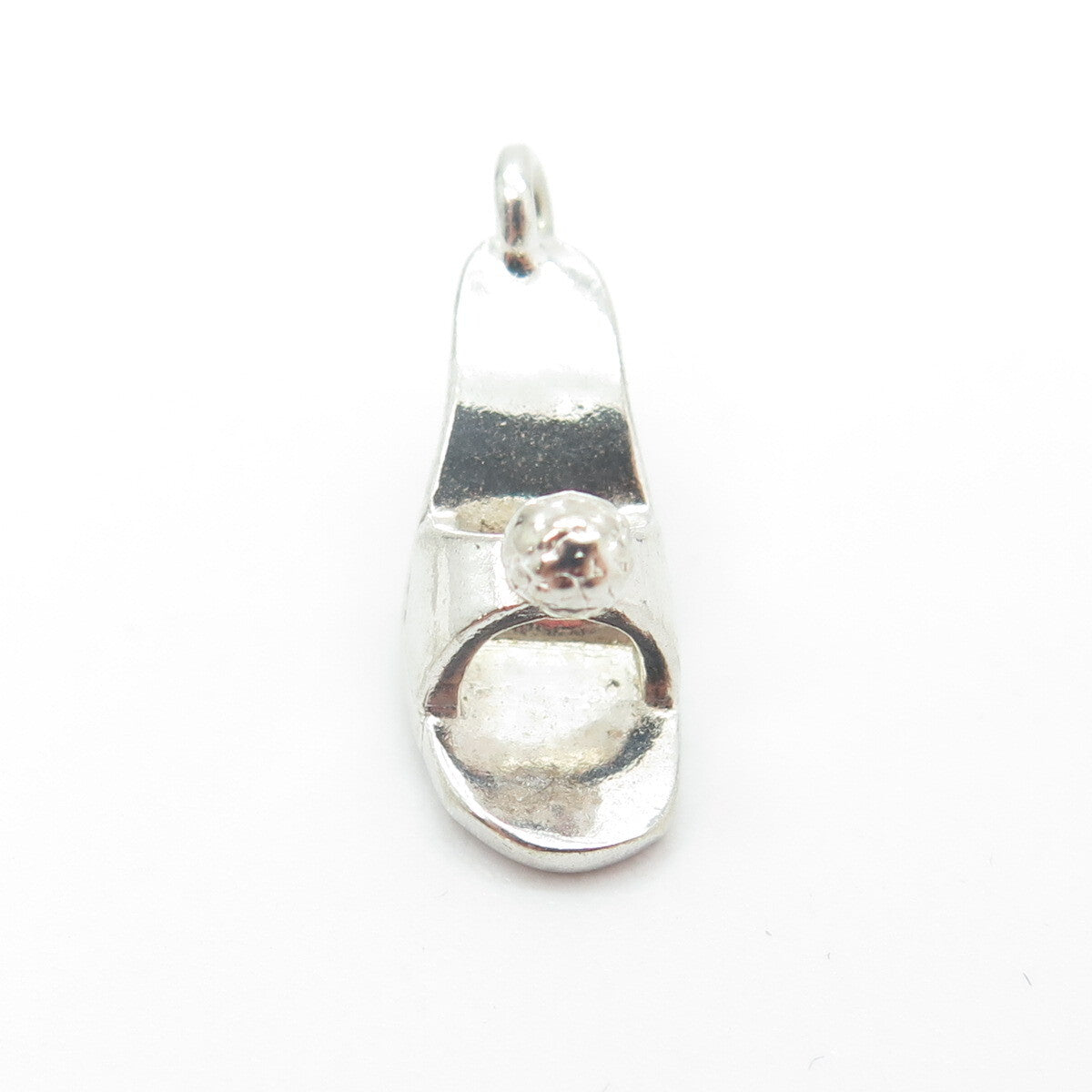 MICHAEL ANTHONY 925 Sterling Silver Vintage 1994 High Heel Shoe Charm Pendant