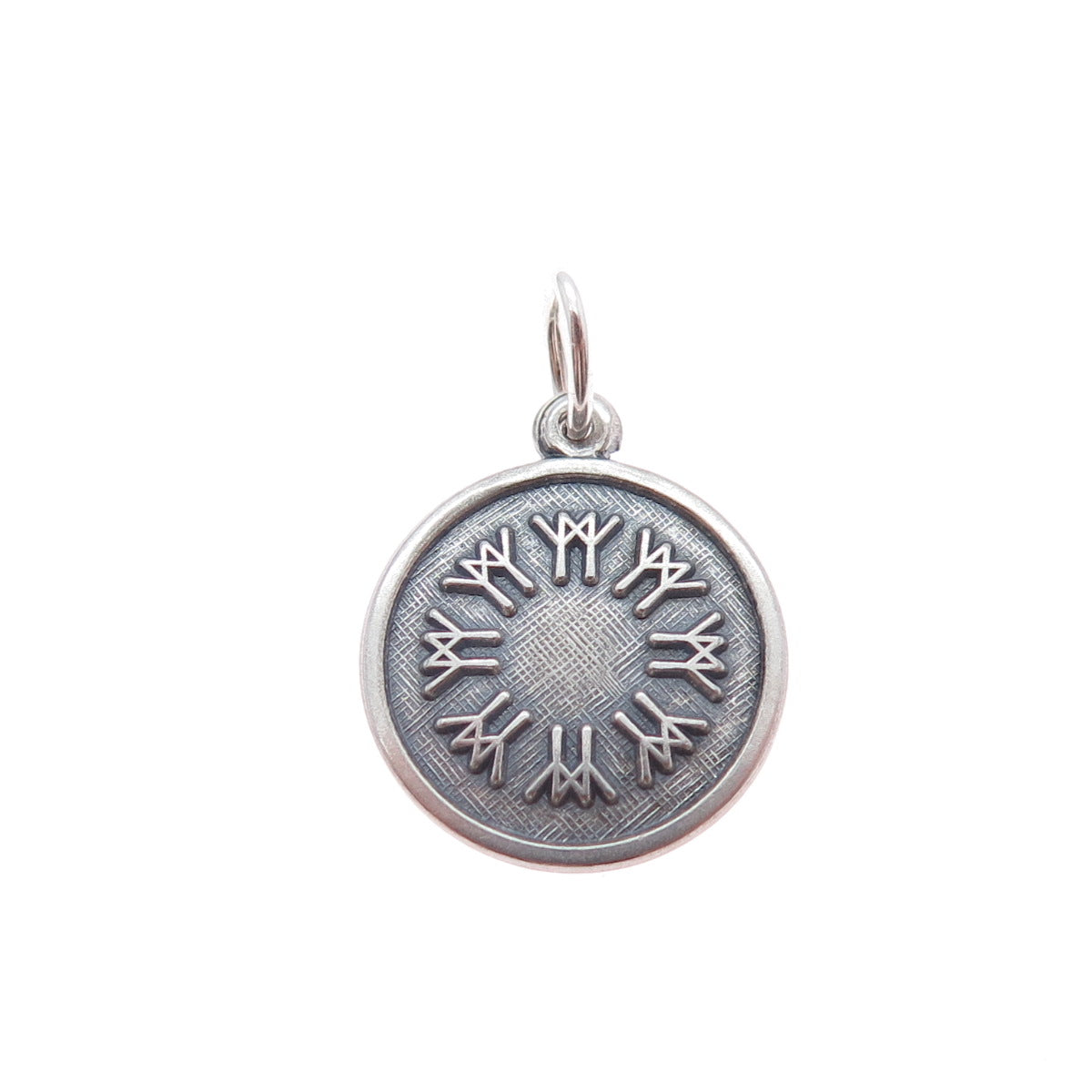 SJC SUNDANCER 925 Sterling Old Stock Vintage Snowflake Minimalist Charm Pendant