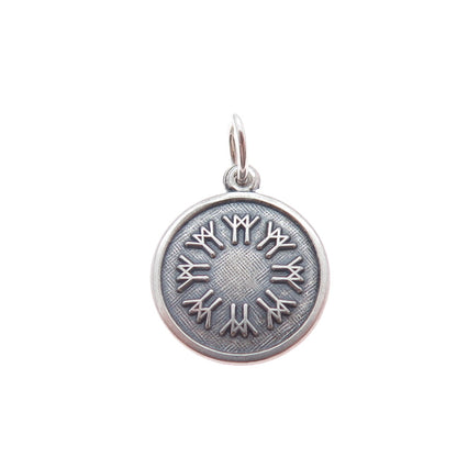 SJC SUNDANCER 925 Sterling Old Stock Vintage Snowflake Minimalist Charm Pendant