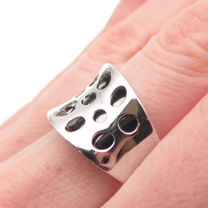 Ross Simons 925 Sterling Silver Modernist Ring Size 9.25