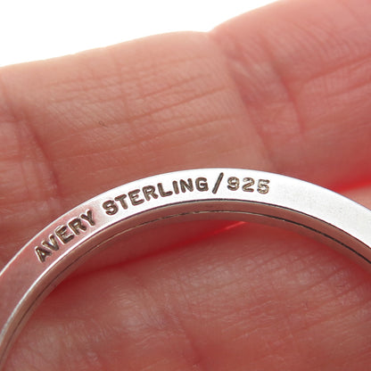 JAMES AVERY 925 Sterling Silver Vintage Classic Key Ring Holder