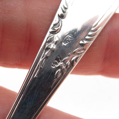 800 Silver Antique Art Deco European Seashell Sugar Sifter Spoon
