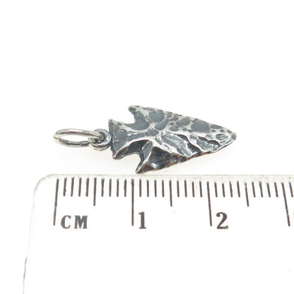 SUNWEST Old Pawn 925 Sterling Silver Vintage Southwestern Arrow Charm Pendant