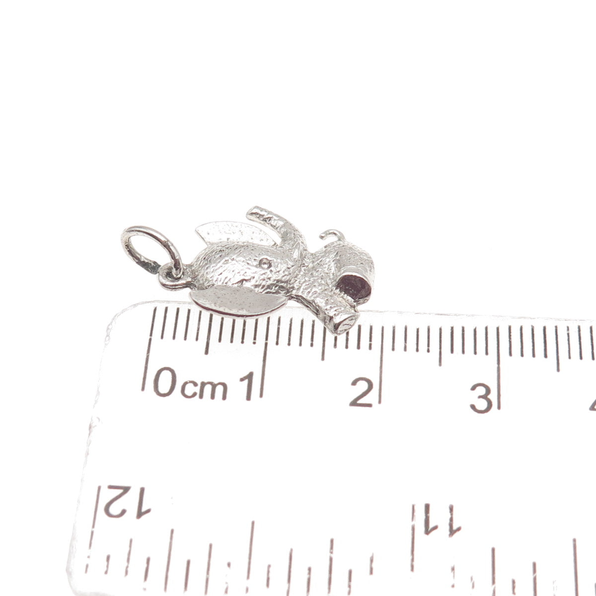 925 Sterling Silver Vintage Baby Elephant Mini Charm Pendant
