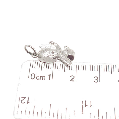 925 Sterling Silver Vintage Baby Elephant Mini Charm Pendant