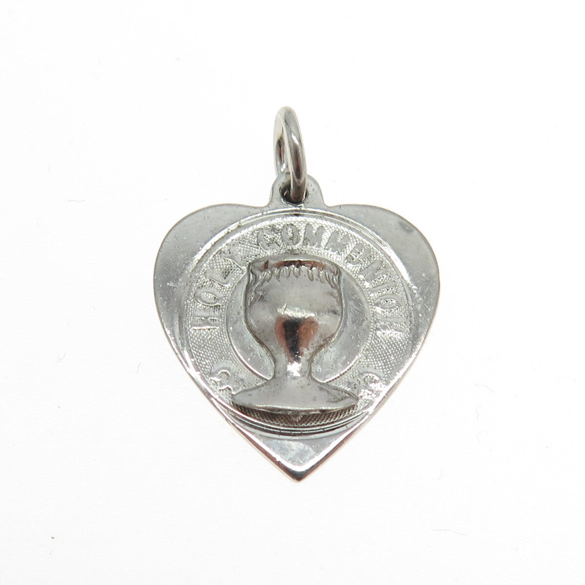 JEANOR 925 Sterling Silver Vintage "Holy Communion" Goblet Charm Pendant