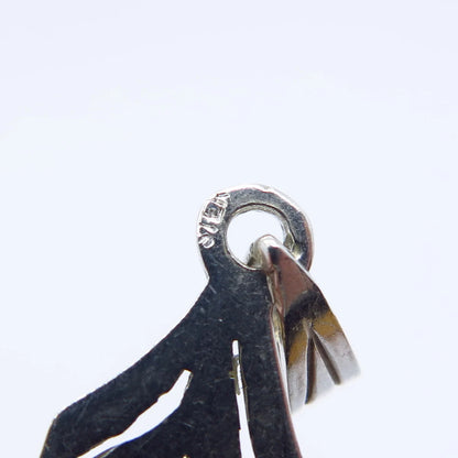 925 Sterling Silver Vintage Ornate Pendant