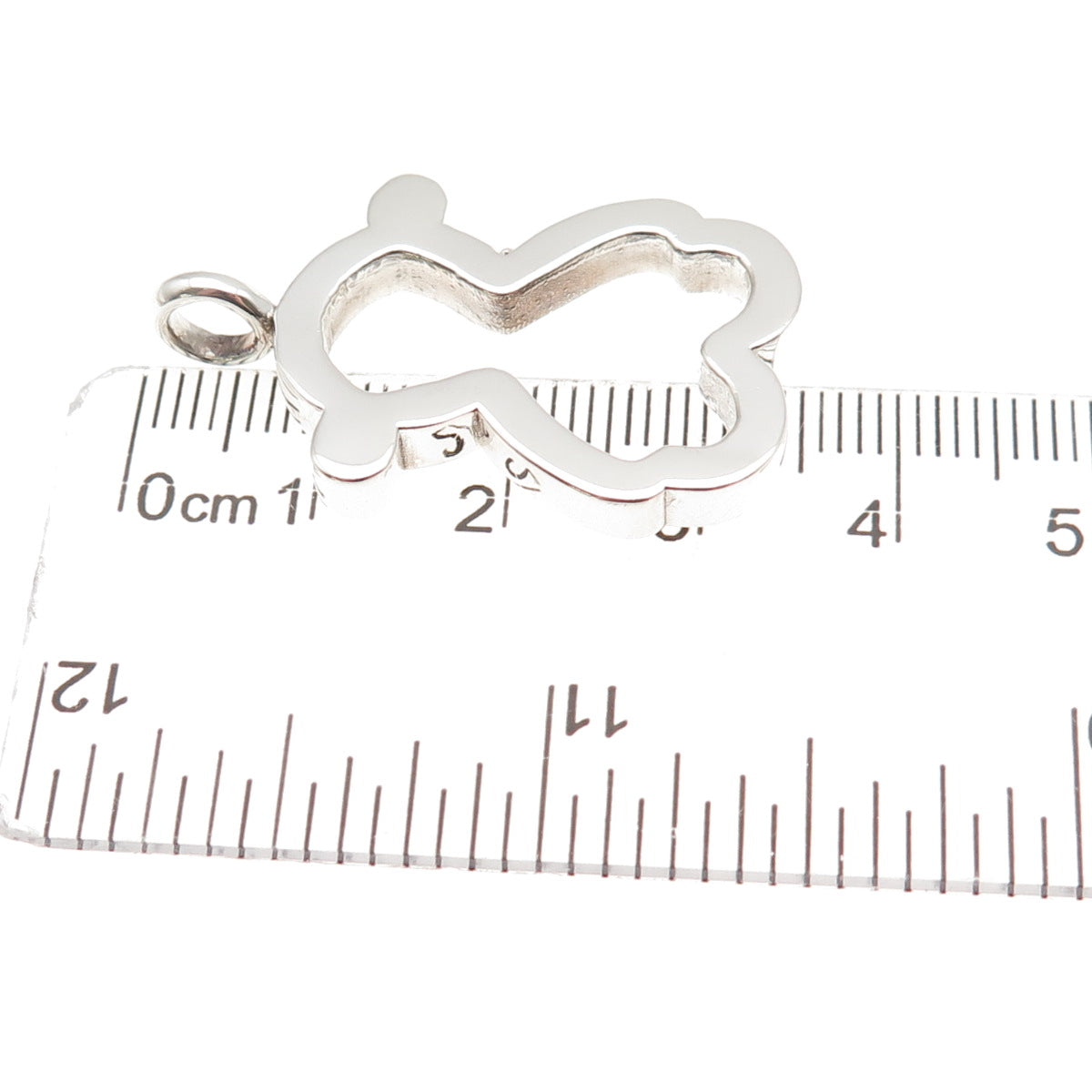 925 Sterling Silver Vintage Teddy Bear Charm Pendant